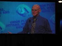 James Carville, Key note speaker for the day at the convention.